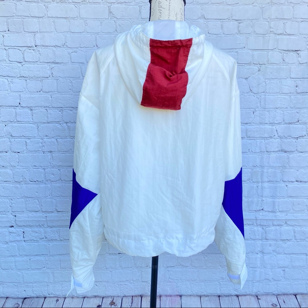 Missguided Color Block Hooded Windbreaker Zip - Picture 8 of 14